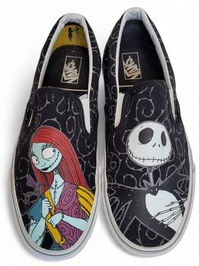 Vans Nightmare Before Christmas Classic Slip On Sneakers W9 M7.5
